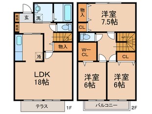 マリ－コ－トＡの物件間取画像